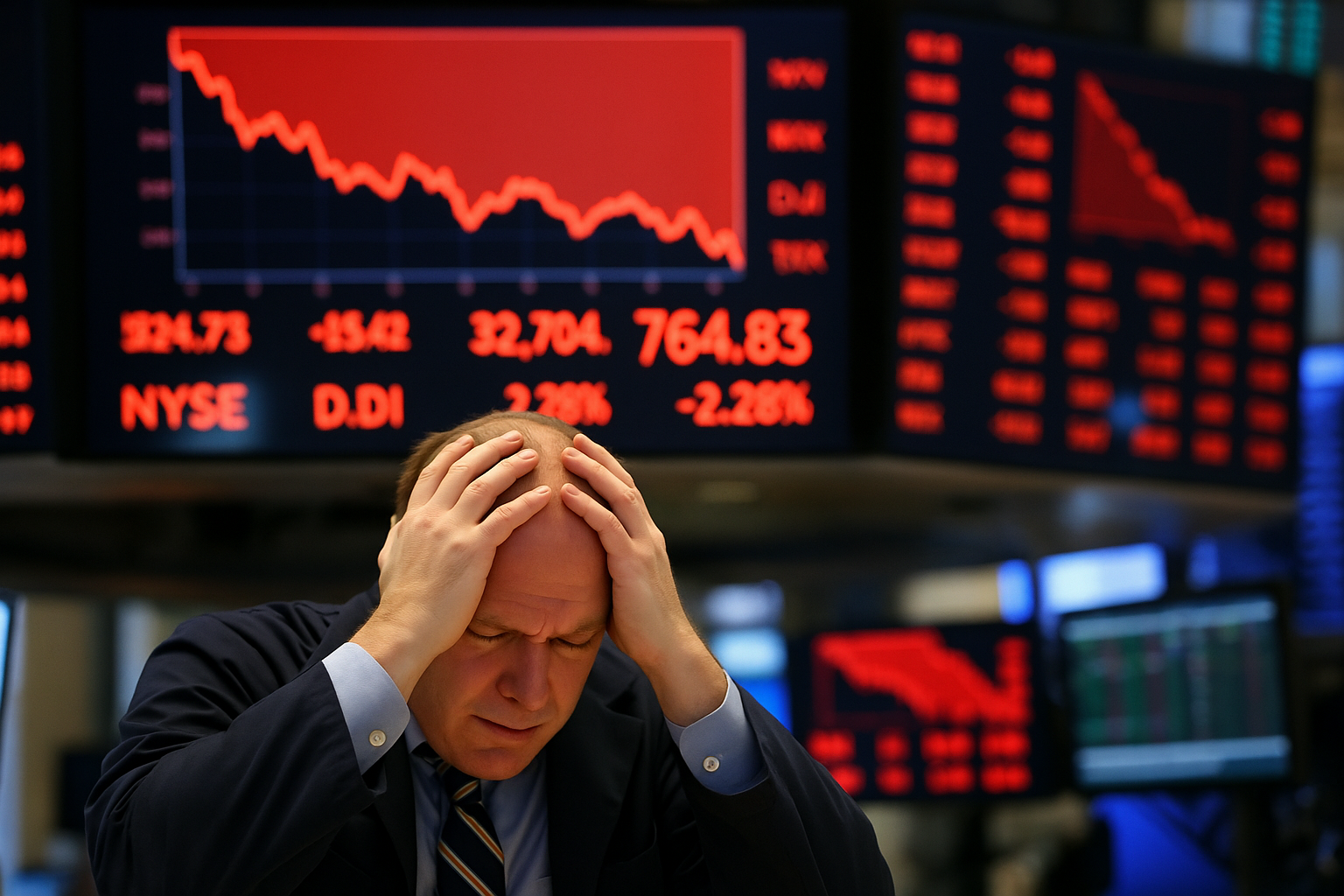 Mercados financeiros enfrentam volatilidade devido a tarifas