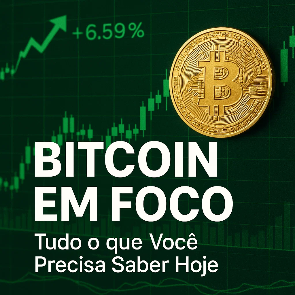 💹 Bitcoin em Foco: Tudo o que Você Precisa Saber Hoje